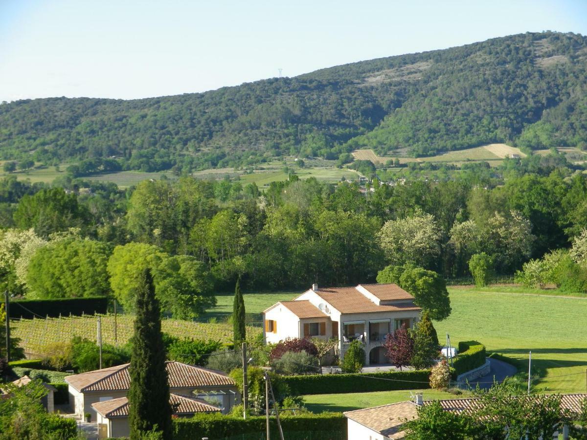 Au Mas Des Graviers Bed & Breakfast Salavas Bagian luar foto